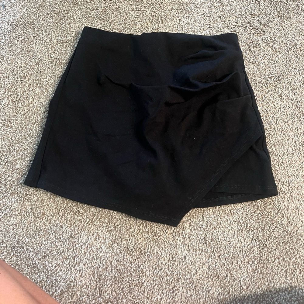 Black skirt with shorts